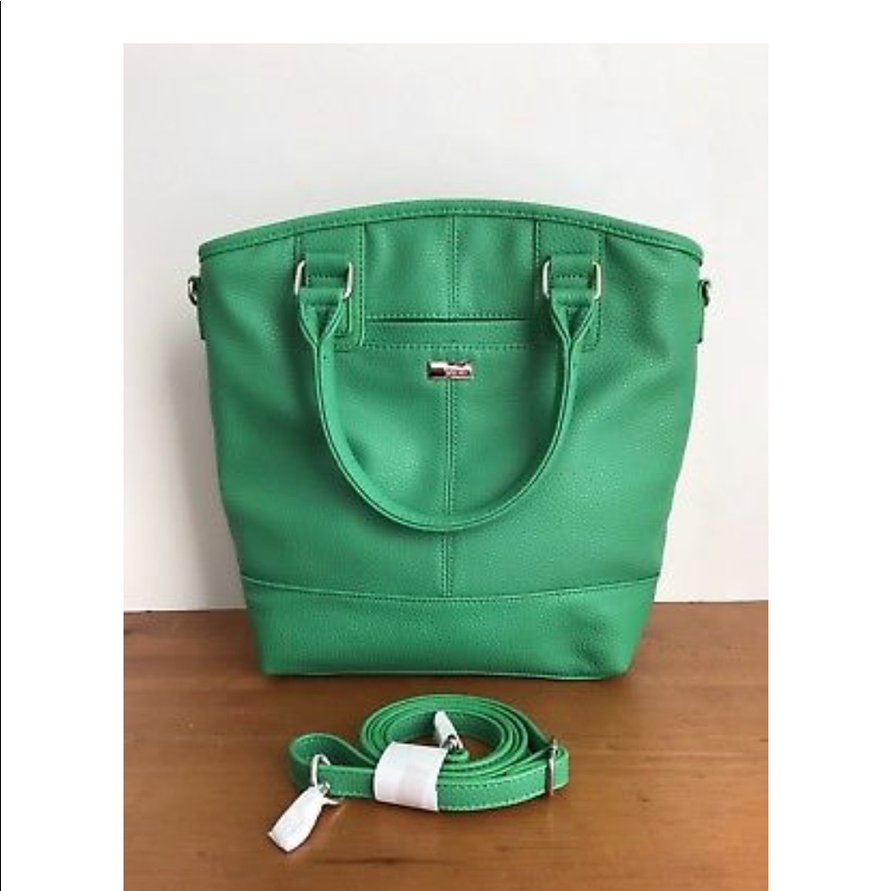31 JEWELL green crossbody.